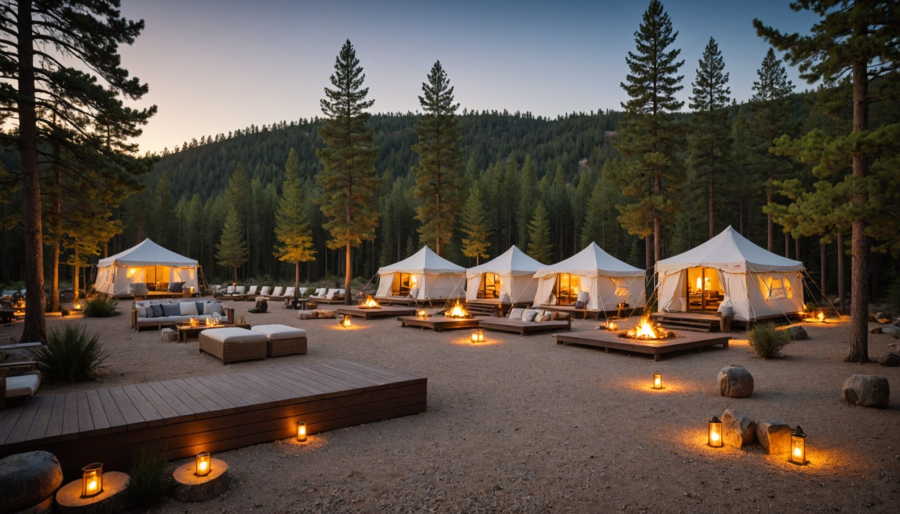 Como es la experiencia de alojarse en un camping de lujo en las landas